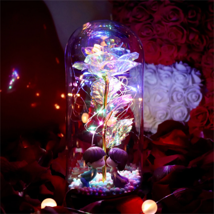 BowLift | Romantic Enchanted Sparkling Rose Ornaments