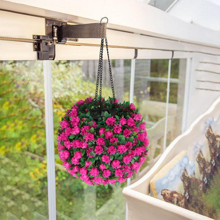 Contemporary Creative Waterproof Solar Flower Globe Plastic LED Outdoor Light For Garden | Bowlift