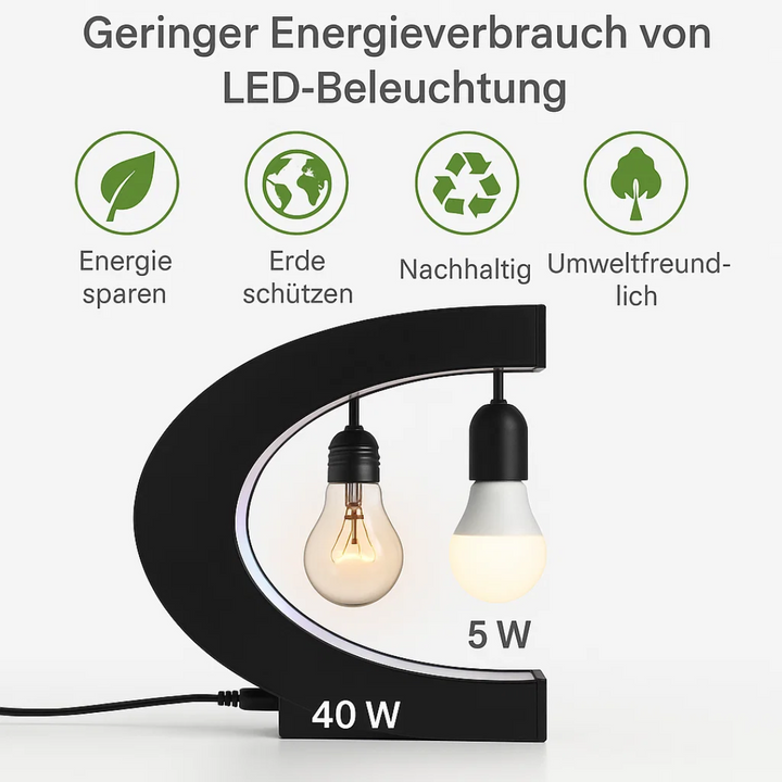 BowLift | AstroGlobe LED World Globe – Floating Globe Lamp with Magnetic Suspension