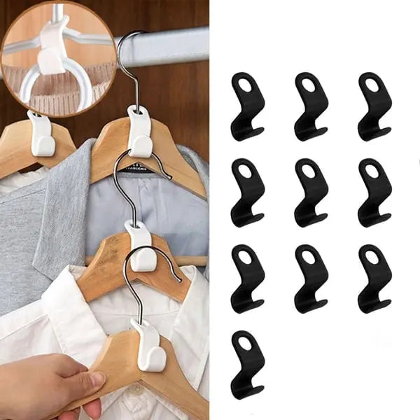 BowLift | 30-Piece Clothes Hanger Connector Set – Space-Saving Organization in the Closet