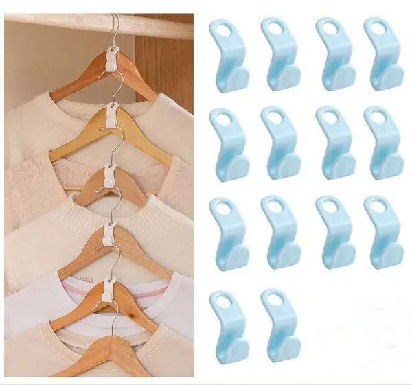 BowLift | 30-Piece Clothes Hanger Connector Set – Space-Saving Organization in the Closet