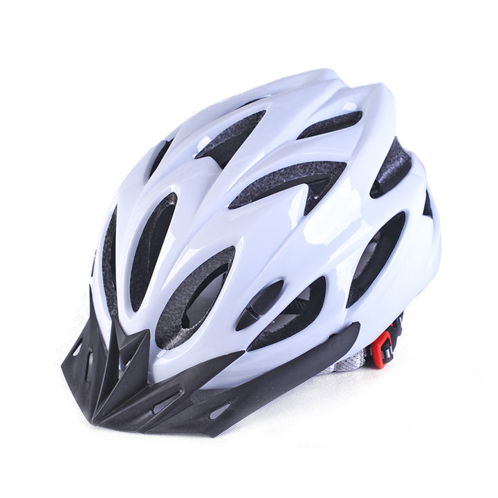aerodynamic vented cycling helmet with removable visor and adjustable dial fit Bowlift