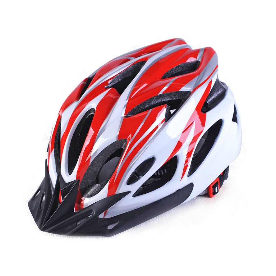 aerodynamic vented cycling helmet with removable visor and adjustable dial fit Bowlift