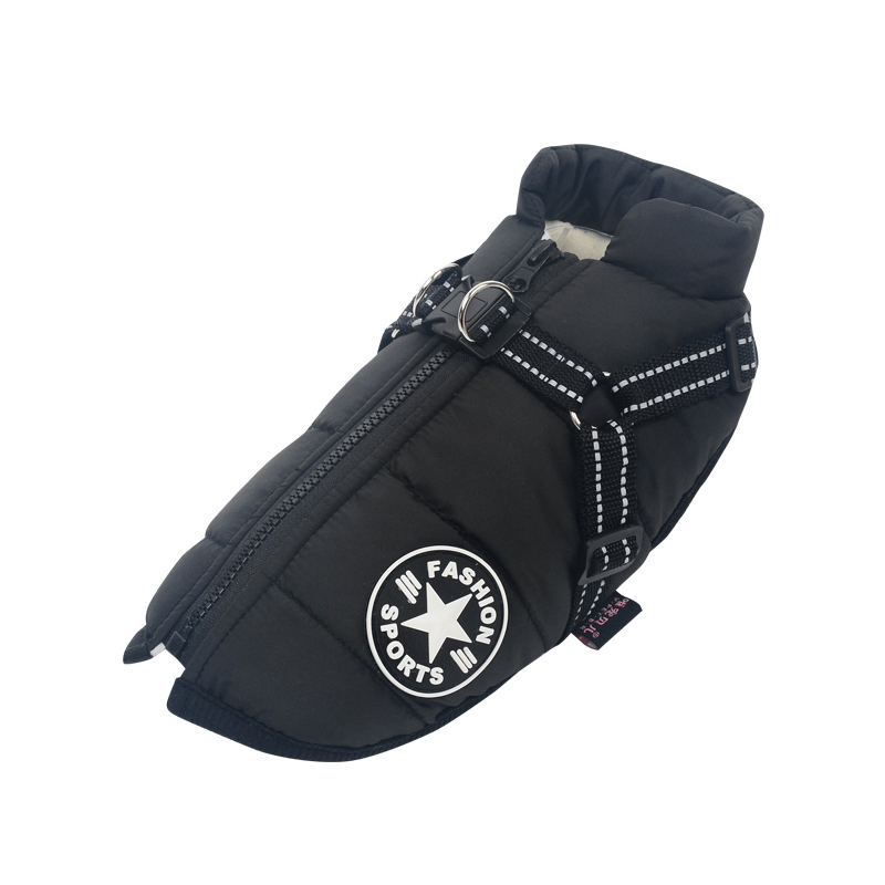 Winter Dog Jacket with Harness | Bowlift