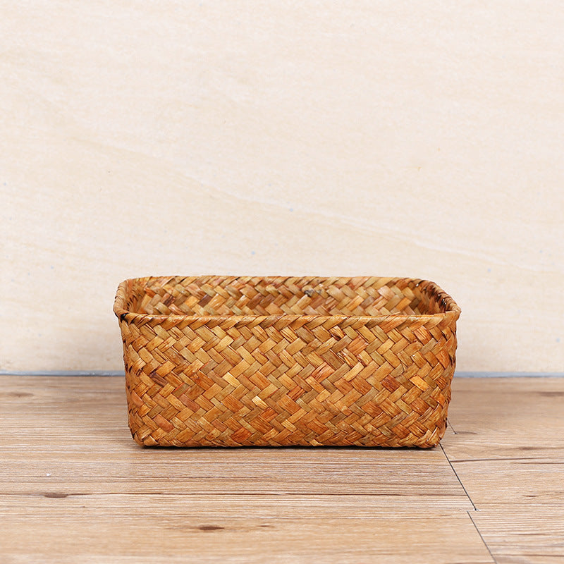 Unisex Rectangular Storage Basket made of Natural Material Bowlift
