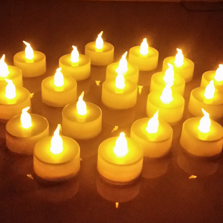 LED Flameless Tealight Candle Lights with Realistic Flicker Bowlift