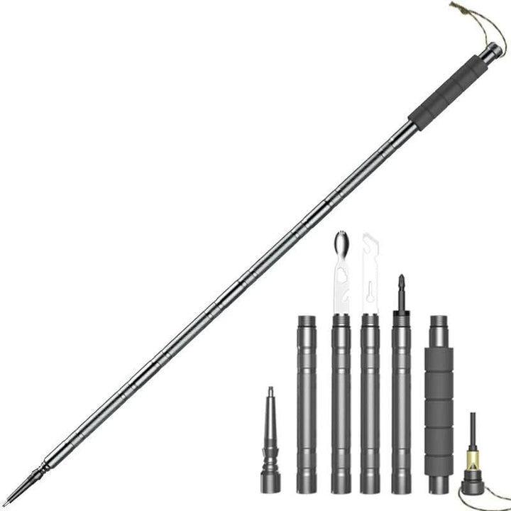 BowLift | Tactical hiking pole with multi-tool function for outdoor & emergencies