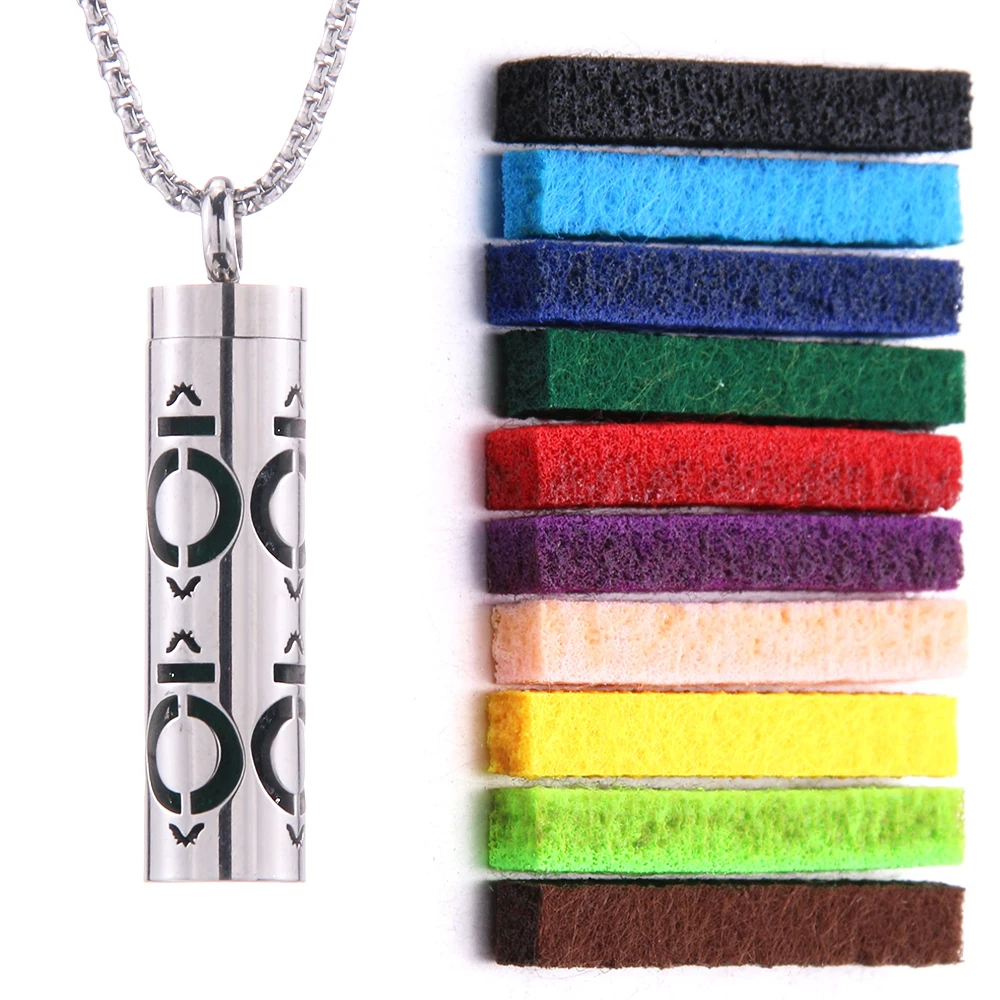 BowLift | Perfumed Pendant Necklace | Stainless Steel | Interchangeable Aroma Discs
