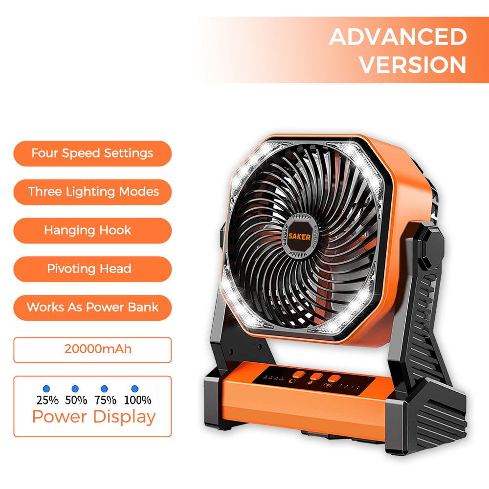 Rechargeable Camping Fan | Bowlift