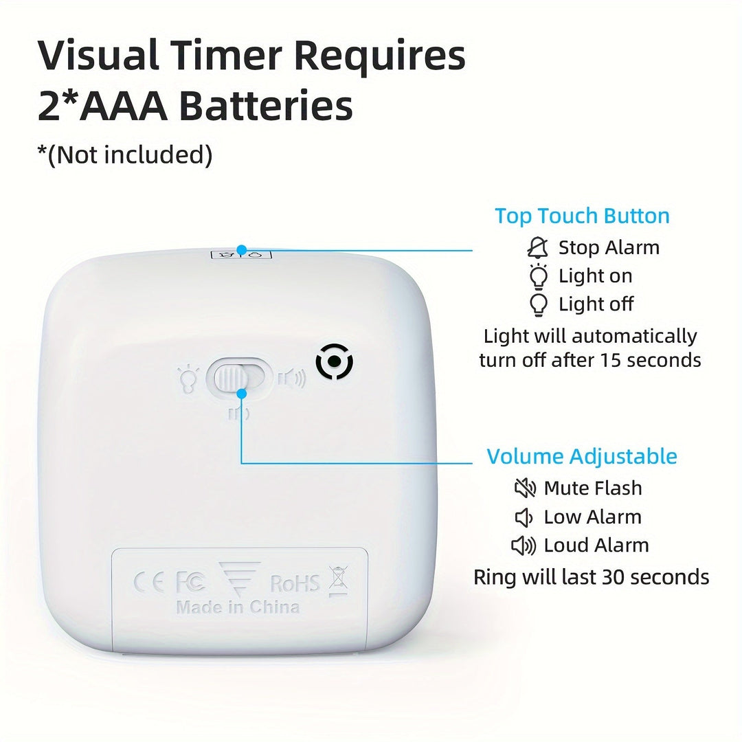 Rainbow Time Management Timer – Visual 60-Minute Countdown Timer for Study, Work, and Home | Bowlift
