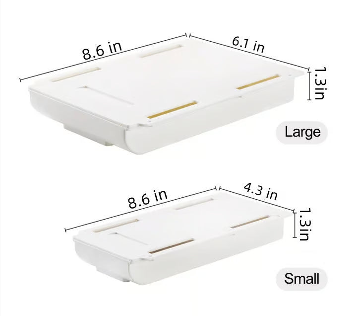 BowLift | Invisible drawer under the desk – Slim, hidden storage for workspace organization