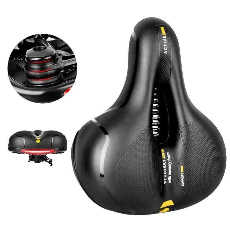 BowLift | Comfortable Hollow Breathable Bicycle Saddle for MTB and Road Bikes - Shock-Absorbing Bike Seat for Long Distances
