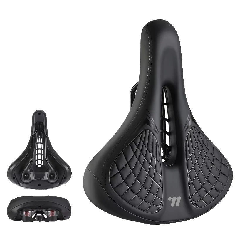 BowLift | Comfortable Shock Absorbing Bike Saddle with Hollow Design, Waterproof Bike Seat for Enhanced Riding Experience
