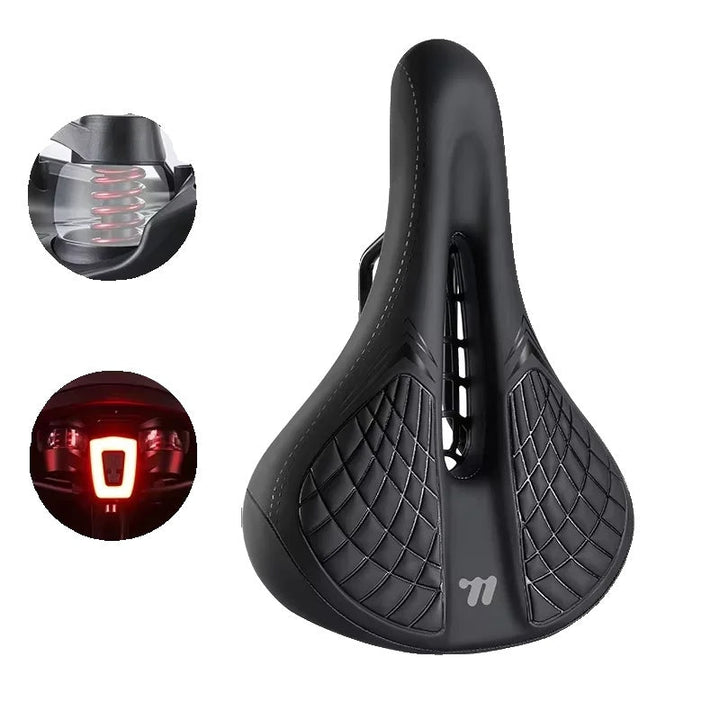 BowLift | Comfortable Shock Absorbing Bike Saddle with Hollow Design, Waterproof Bike Seat for Enhanced Riding Experience