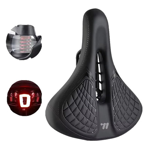 BowLift | Comfortable Shock Absorbing Bike Saddle with Hollow Design, Waterproof Bike Seat for Enhanced Riding Experience