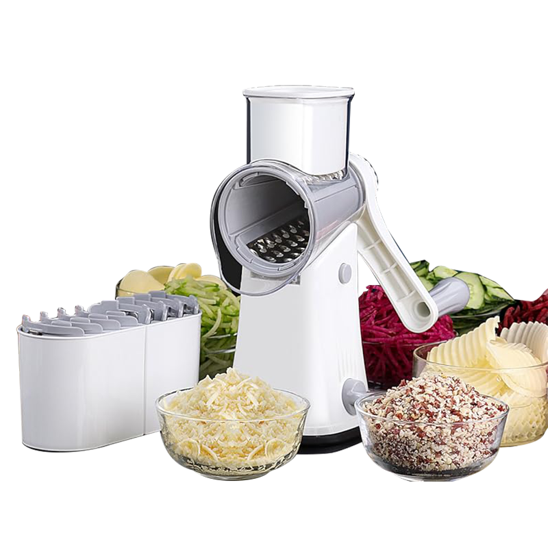 BowLift | 5 in 1 Rotary Cheese Grater Shredder