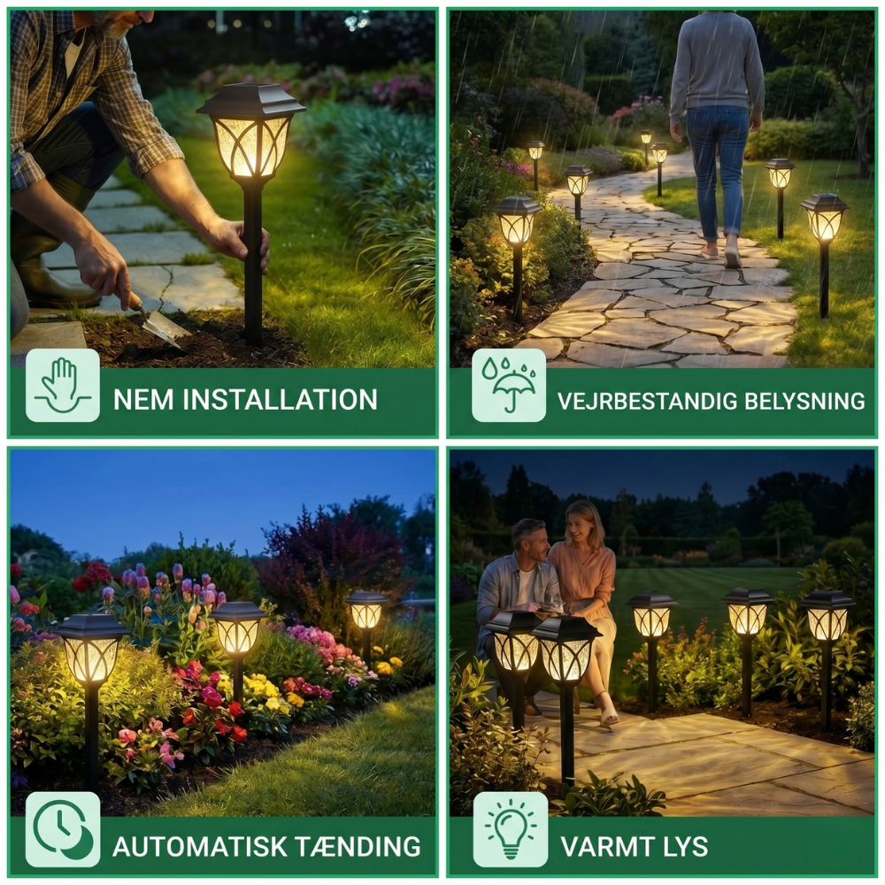 LumaPath Solar Light for Garden Paths | Bowlift