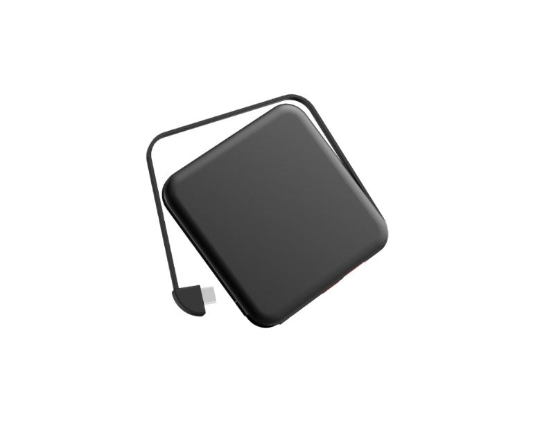 BowLift | Tinier & Thinner Solar Power Bank with 3-in-1 Concealable Cable