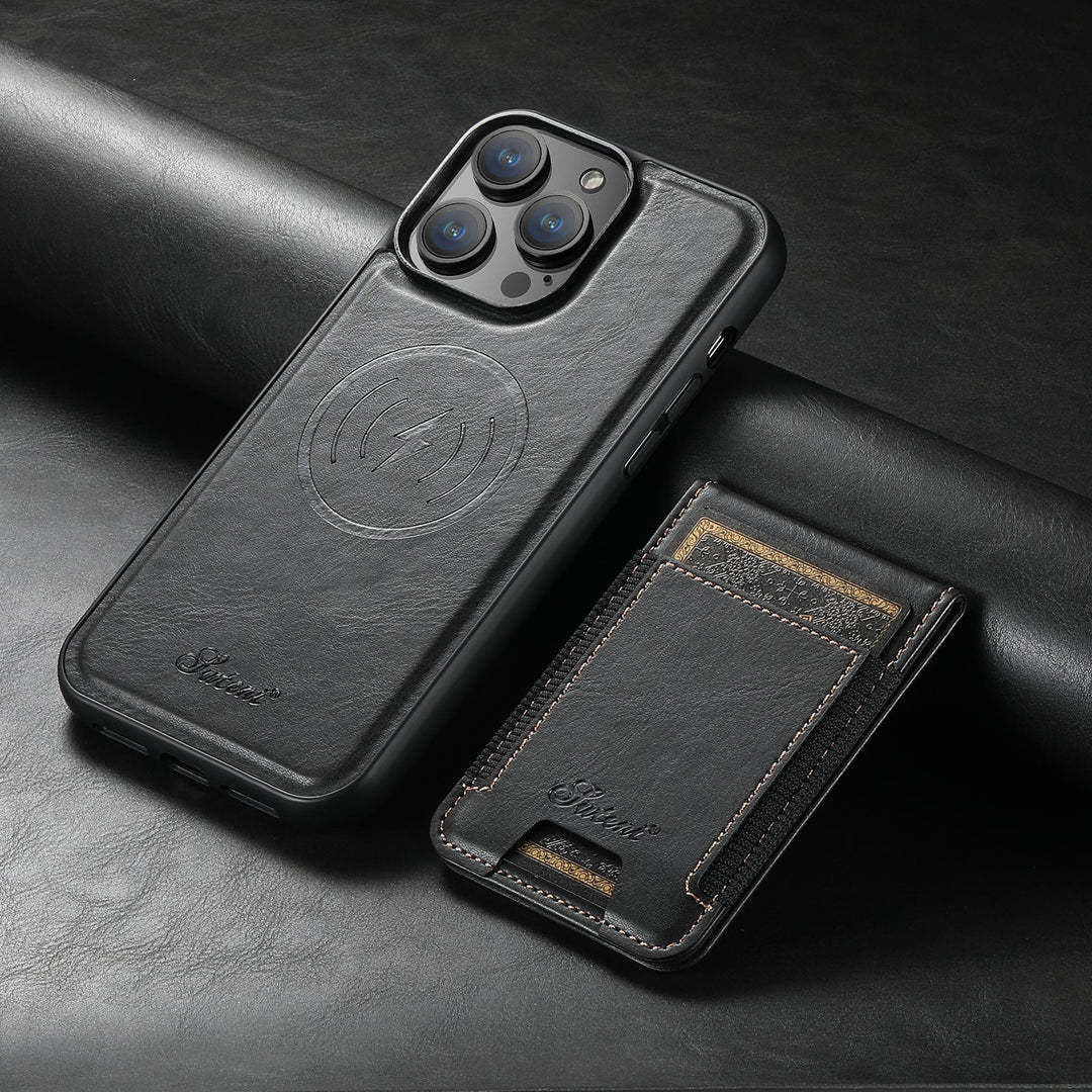 LuxLeather Case - Elegant Leather Phone Case with MagSafe Bowlift
