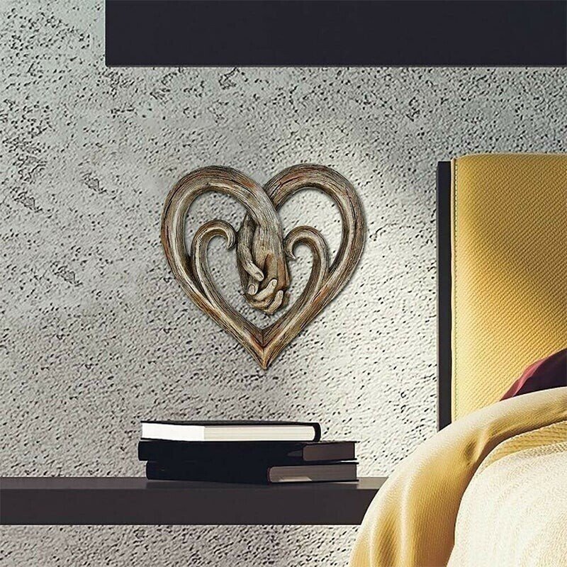 BowLift | Heart Holding Hands Wall Decor - Forever Love