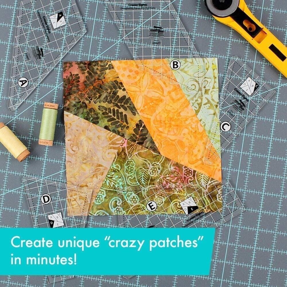 BowLift | Quilting Cutting Template Set | Creative Fabric Pattern Guide | Non-Slip Design for Sewing & DIY Crafts