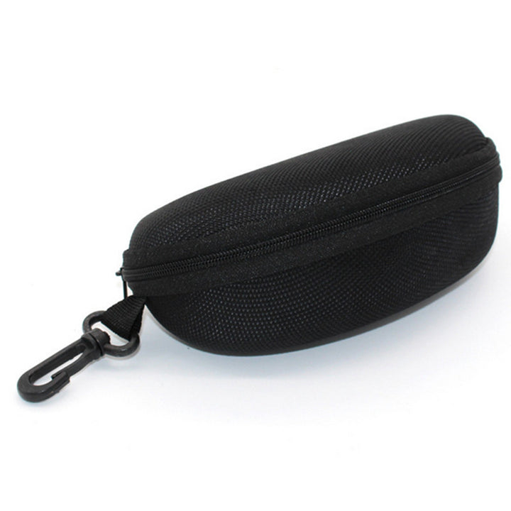 Hardshell Sunglasses and Eyeglasses Protective Case with Clip and Zipper Bowlift