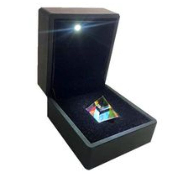 BowLift | Crystal Prism with LED Gift Box, for Teaching, Playing, Photography