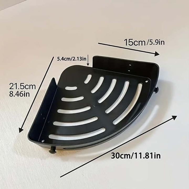 No-Drill Triangle Shower Shelf | Bowlift