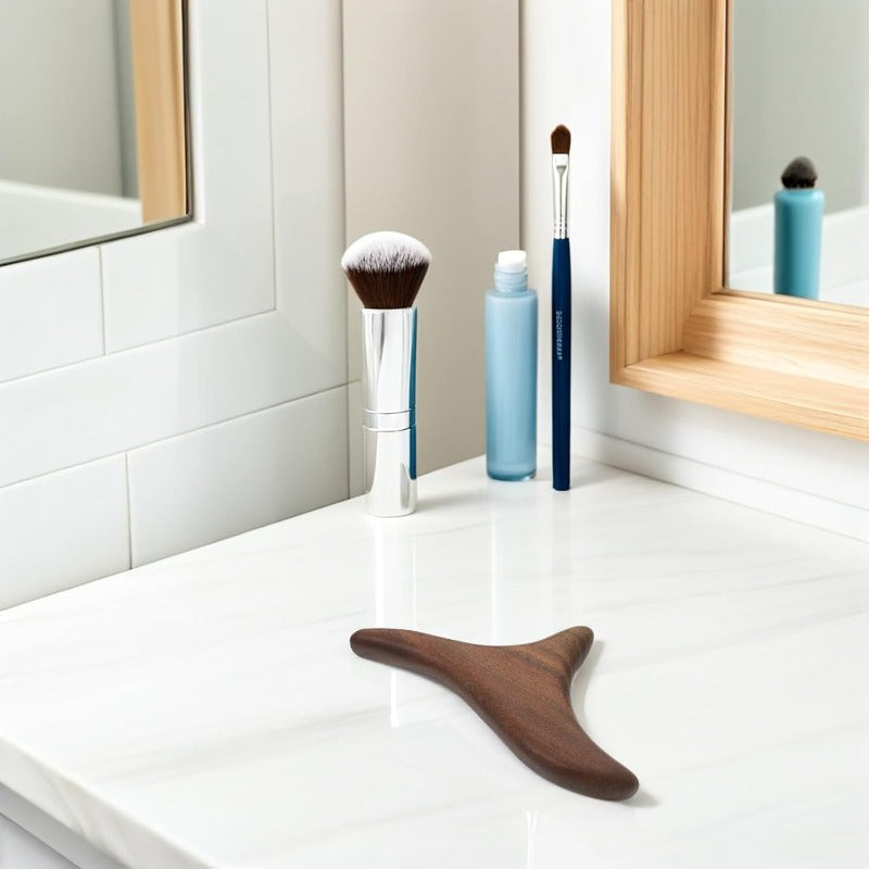 Natural Wood Foot Massager Bowlift