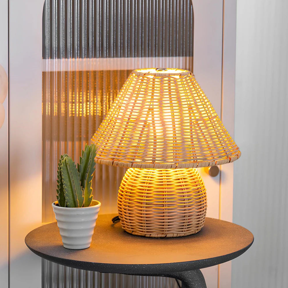 BowLift | WeaveCraft Table Lamp