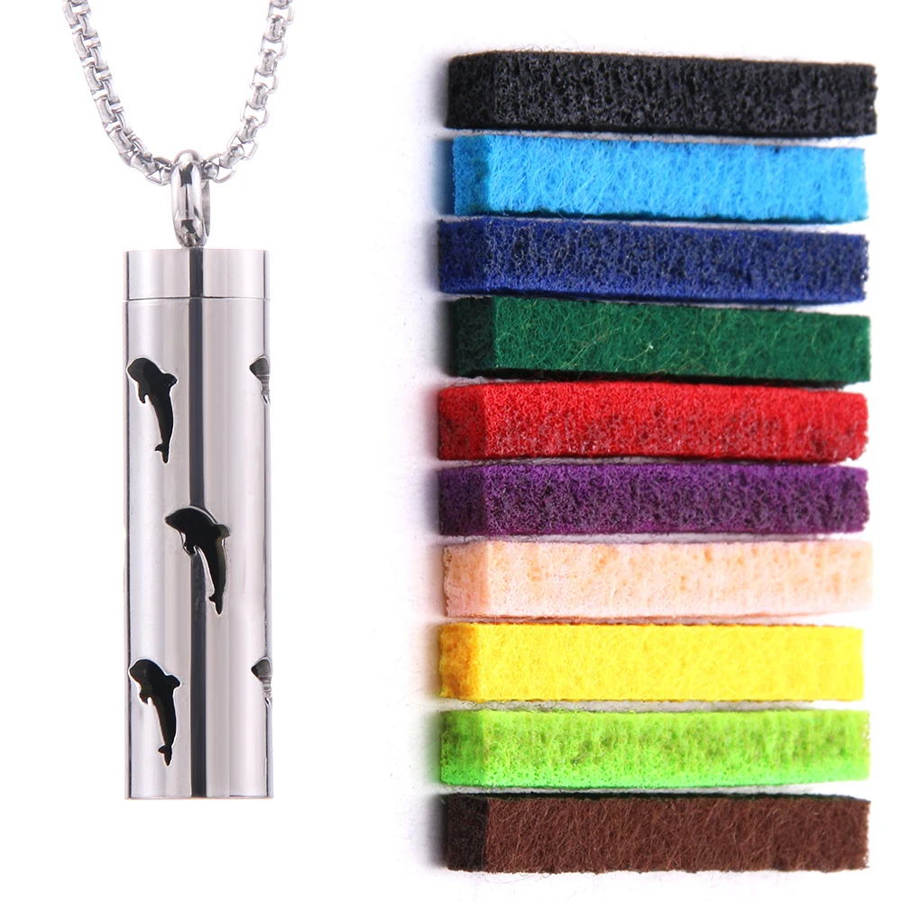 BowLift | Perfumed Pendant Necklace | Stainless Steel | Interchangeable Aroma Discs
