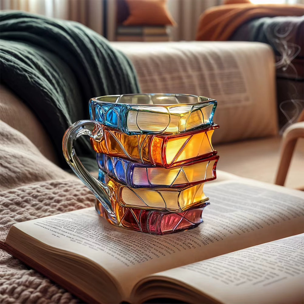 BowLift | Stacked Books Shape Coffee Mug