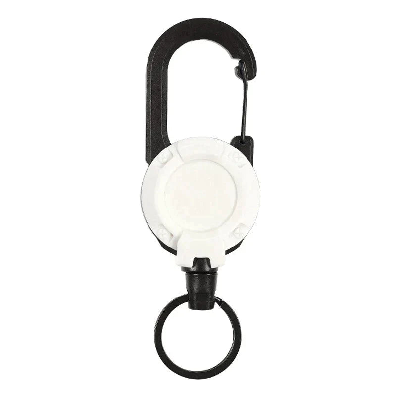 Automatic retractable key holder made of wire rope for outdoor use | Bowlift