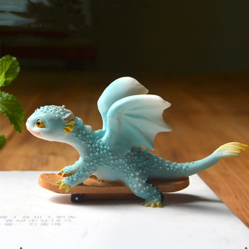 BowLift | Mini Cute Dragon Statue Decoration