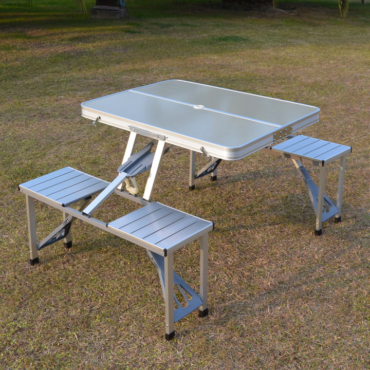 Foldable Picnic Table Set Bowlift