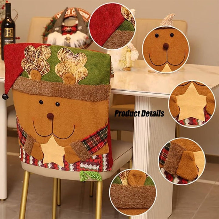 BowLift | CheerCover Christmas Chair Covers with Santa Claus