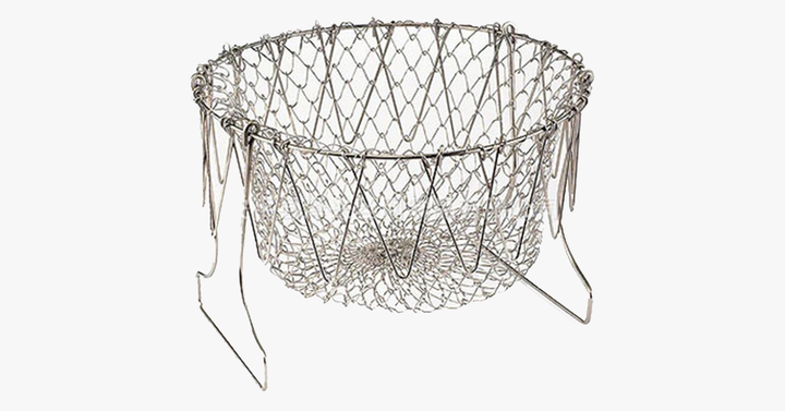 BowLift | Folding Frying Basket Kitchen Appliance – Efficient Cooking Like Never Before!