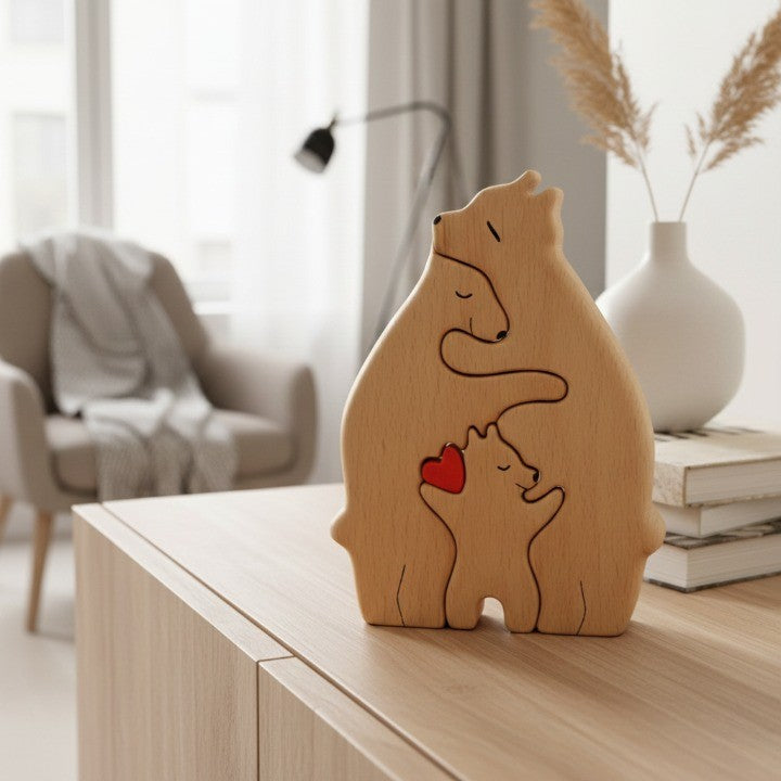Loving Bears Interlocking Puzzle Decor | Bowlift