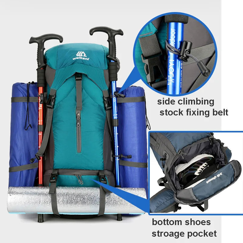 TerraVanta 70L Trekking Backpack – Master every path with comfort and unstoppable organization | Bowlift