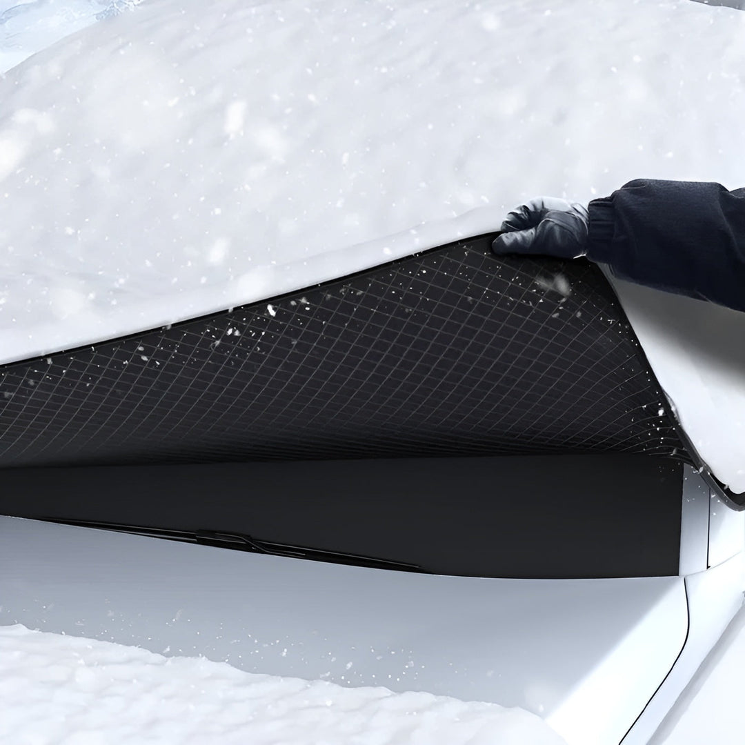 Magnetic Car Snow Cover – Quick Protection from Ice and Snow | SuitaBowlifte for Winter Days | Bowlift