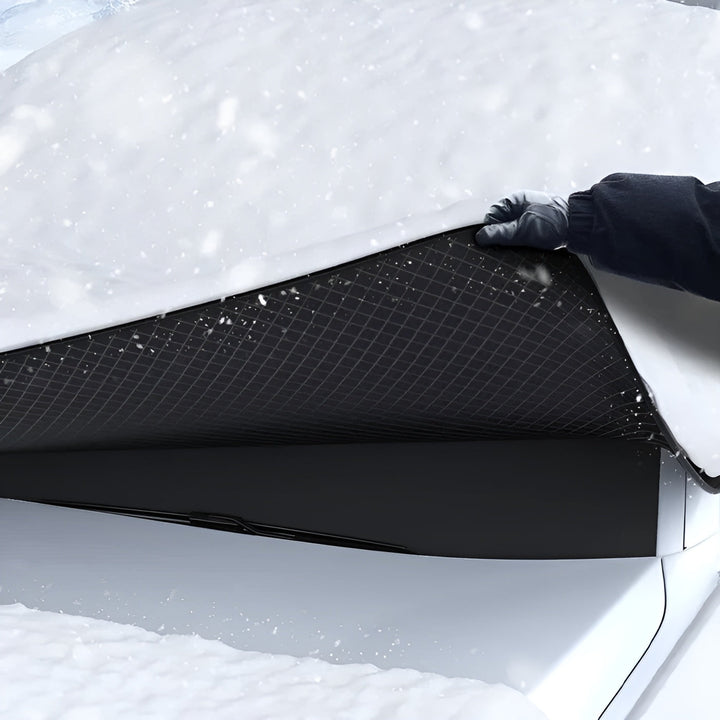 Magnetic Car Snow Cover – Quick Protection from Ice and Snow | SuitaBowlifte for Winter Days | Bowlift