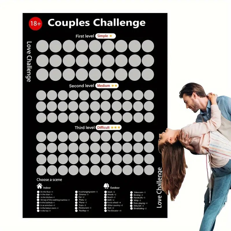 BowLift | Love Challenge Scratch Cards for Couples