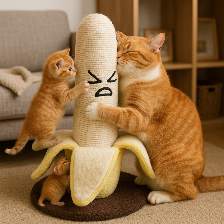BowLift | Scratch Ready Banana Pet Play Tower