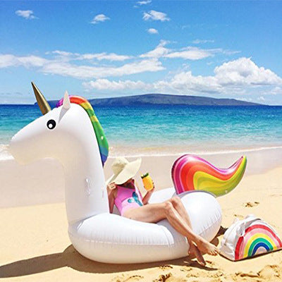 Women's inflatable unicorn swimming toy Bowlift