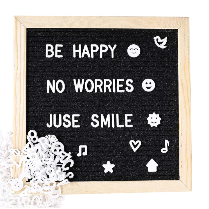 BowLift | Felt Letter Message Board