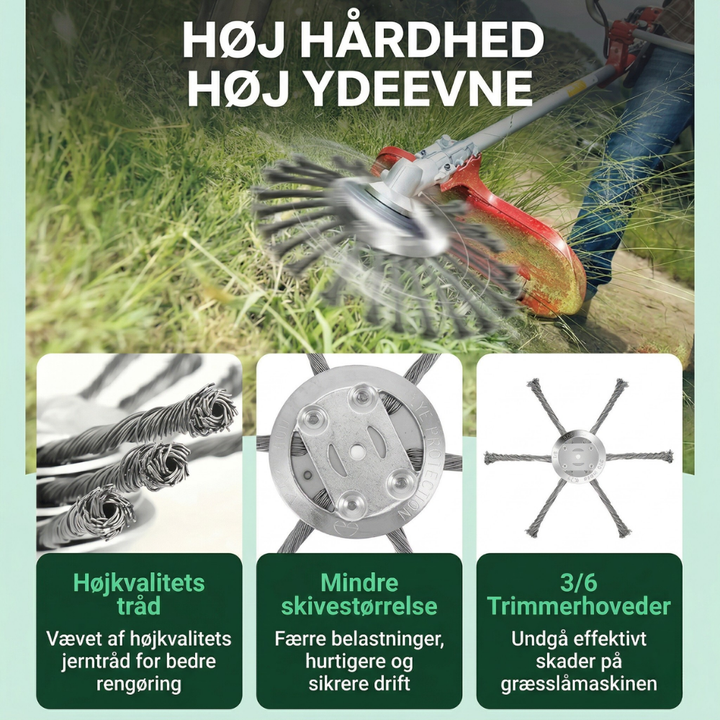 CutForge™ Trimmer Replacement Head made of Steel Wire | Bowlift