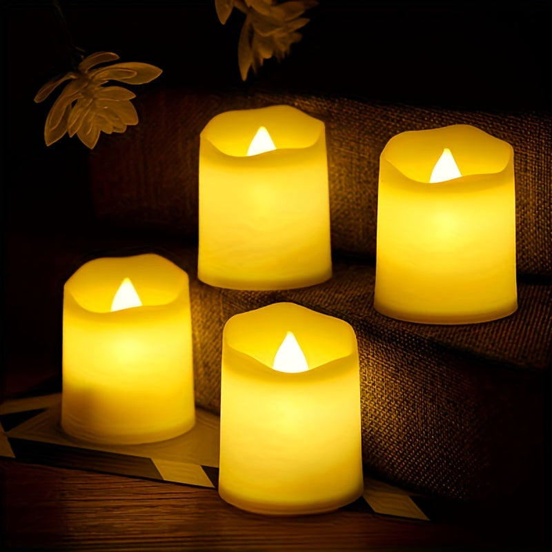 RomanticGlow - Flameless LED Tea Lights for Atmospheric Moments Bowlift