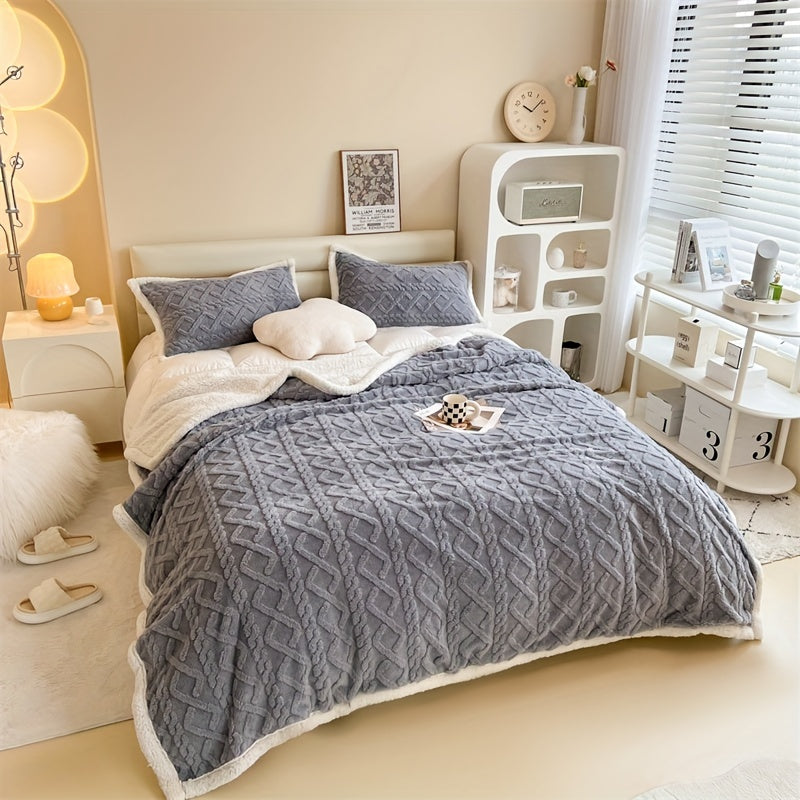 BowLift | Vintage Luxe Reversible Fleece Blanket - Essential for Winter