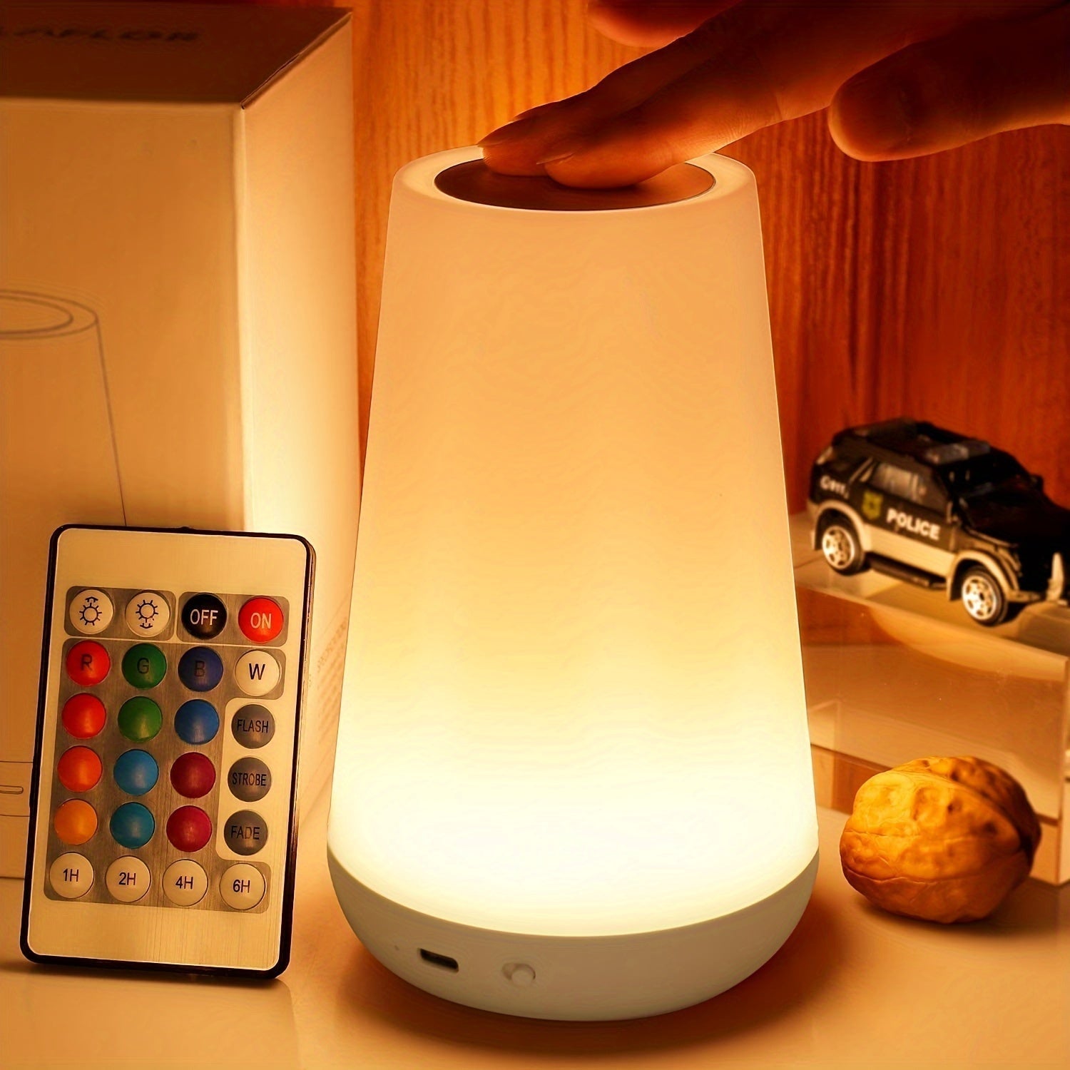 SpaceGlow – Wireless LED Night Light with Timer Bowlift