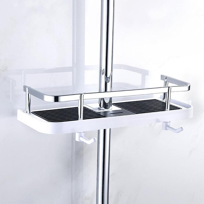 BowLift | Storage rack for shower rack on bathroom rod